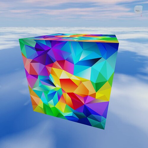 beautiful rainbow box