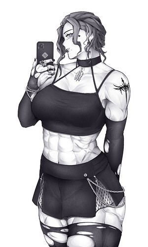 Goth Dame by Acko