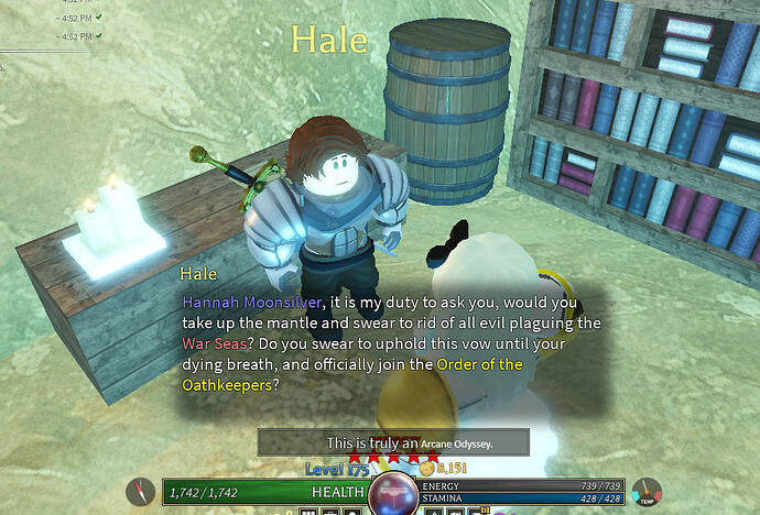 Truly an arcane odyssey