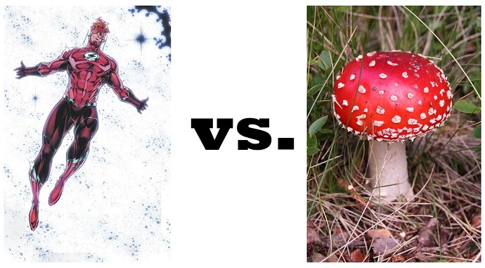 wally west vs a mushroom