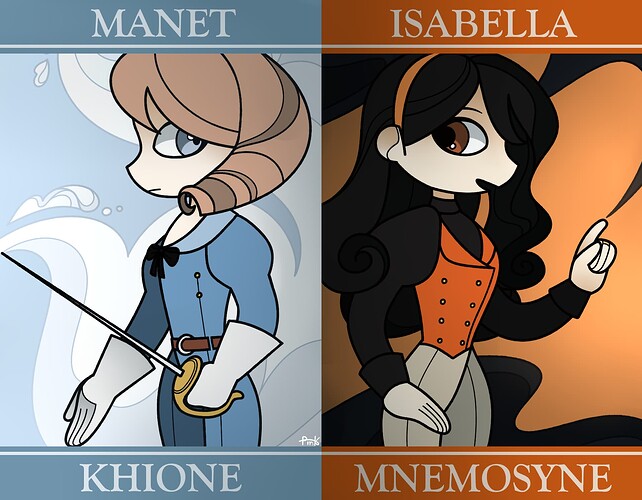 KHIONE AND MNEMOSYNE
