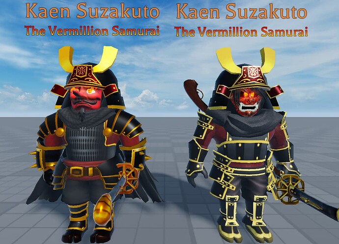 Arcane Odyssey - Kaen Suzakuto Comparison