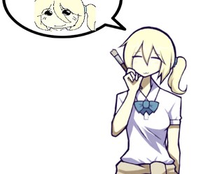 thinking of herself
