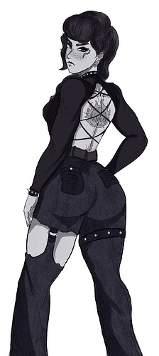 Goth Iris by Ethereal