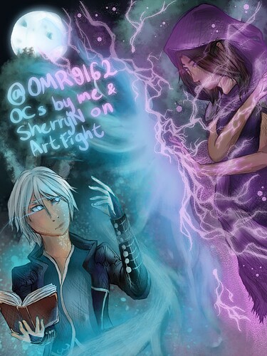 Umbra fighting Jayden