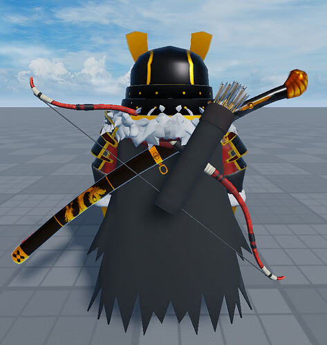 Arcane Odyssey - Kaen Suzakuto Armored Back
