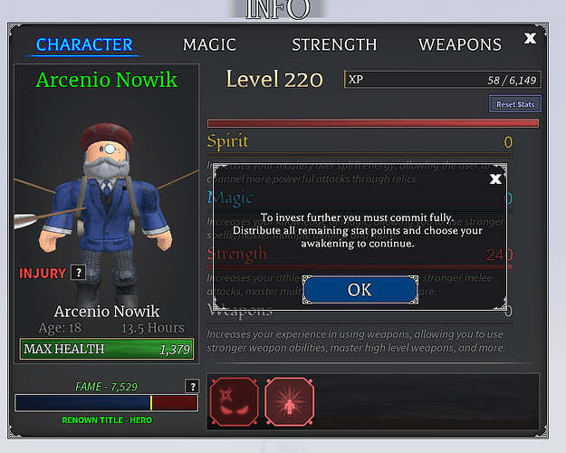 Other stat cap