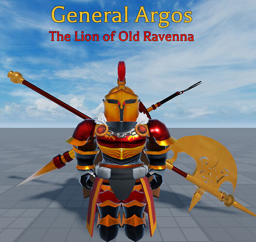 Arcane Odyssey - General Argos ARMORED