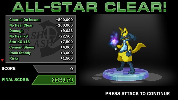 Lucario Insane All-Star Clear 1