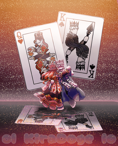 Queen of Hearts, King of Spades (4)