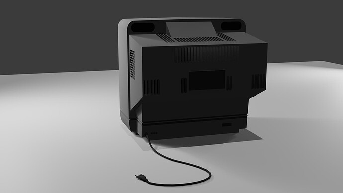 Old Cube TV Render 2