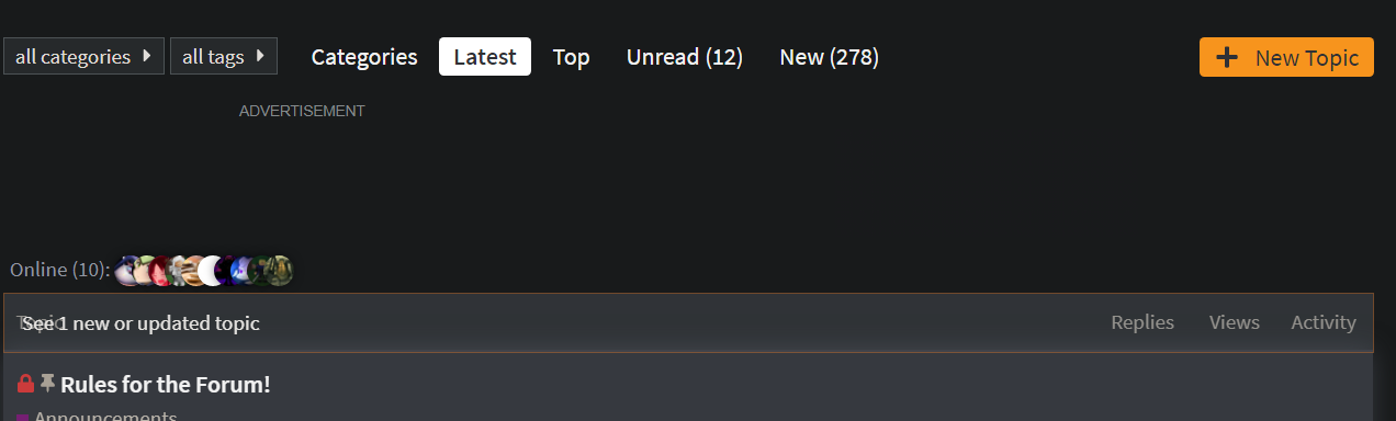 Forum Ads are new - Off Topic - Arcane Odyssey