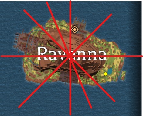 Arcane Odyssey Ravenna Map compass