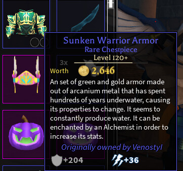 Sunken Set  Arcane Odyssey