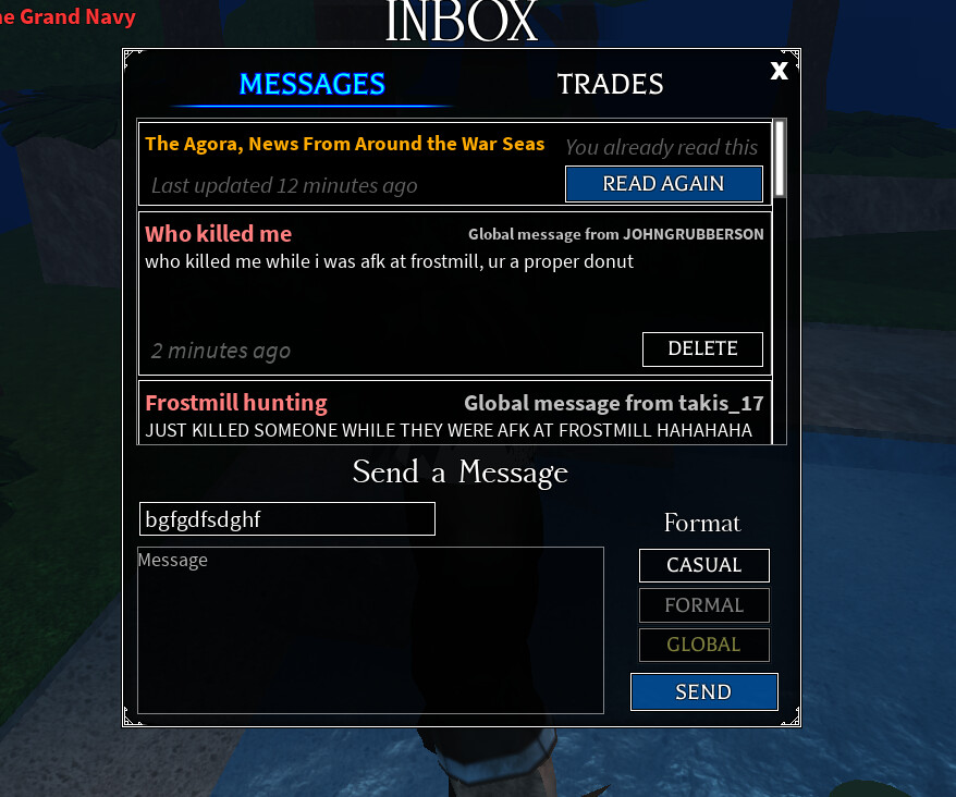 Love In Game Messages - Game Discussion - Arcane Odyssey