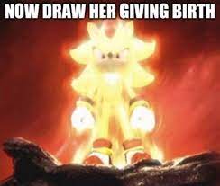 now, draw her giving birth