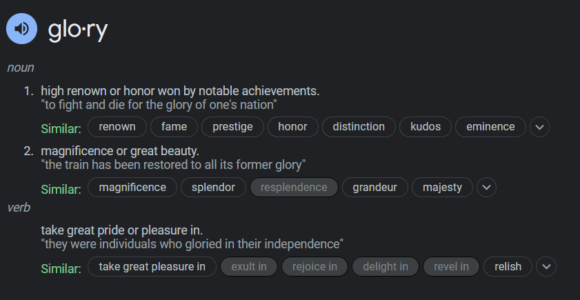 Rename Infamy To Glory - Suggestions - Arcane Odyssey
