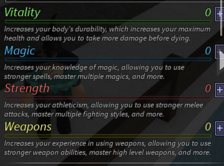 vetex on X: Every current low-level weapon in Arcane Odyssey. Each of  these will have their own set of skills that can be unlocked by increasing  your Weapons stat  / X