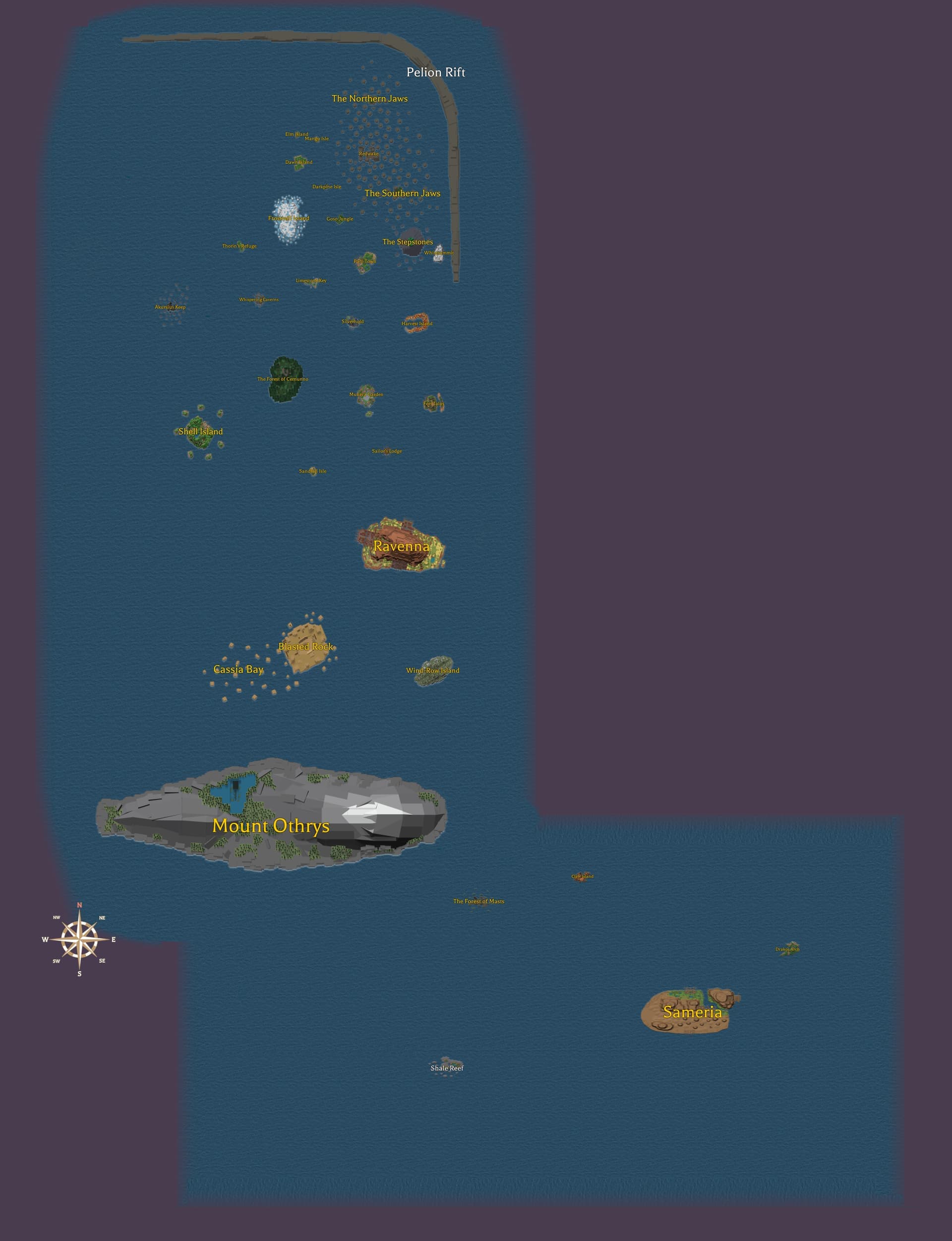 Free to use sea maps Exploring Arcane Odyssey