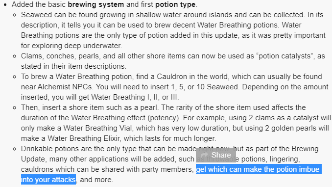Potion/Brewing System Plans - Game Discussion - Arcane Odyssey