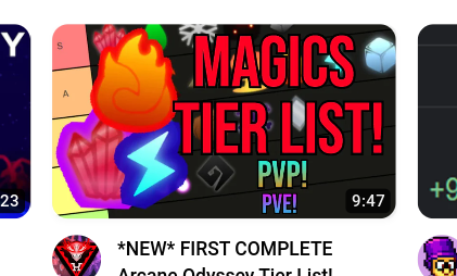 NEW* FIRST COMPLETE Arcane Odyssey Tier List! (All magics) 