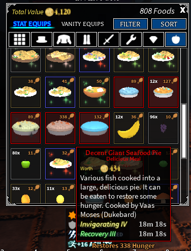 600 Hunger in ONE MEAL  Arcane Odyssey 