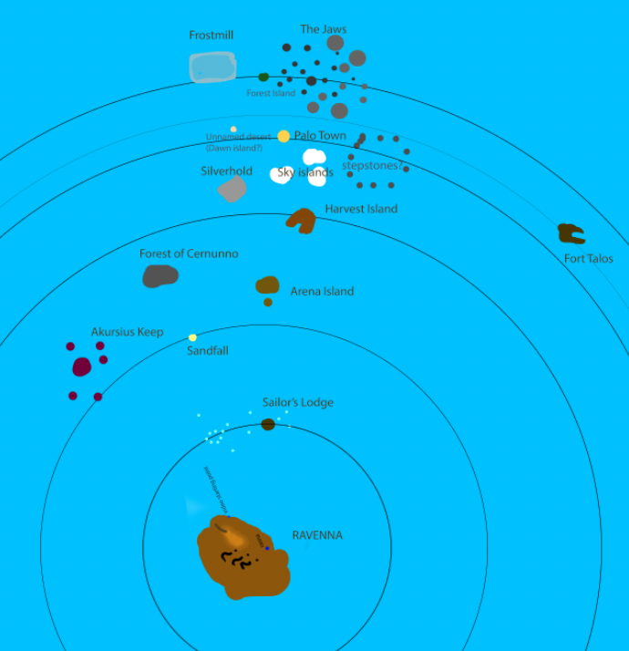 I made a map of AO (pretty much complete) - Exploring - Arcane Odyssey