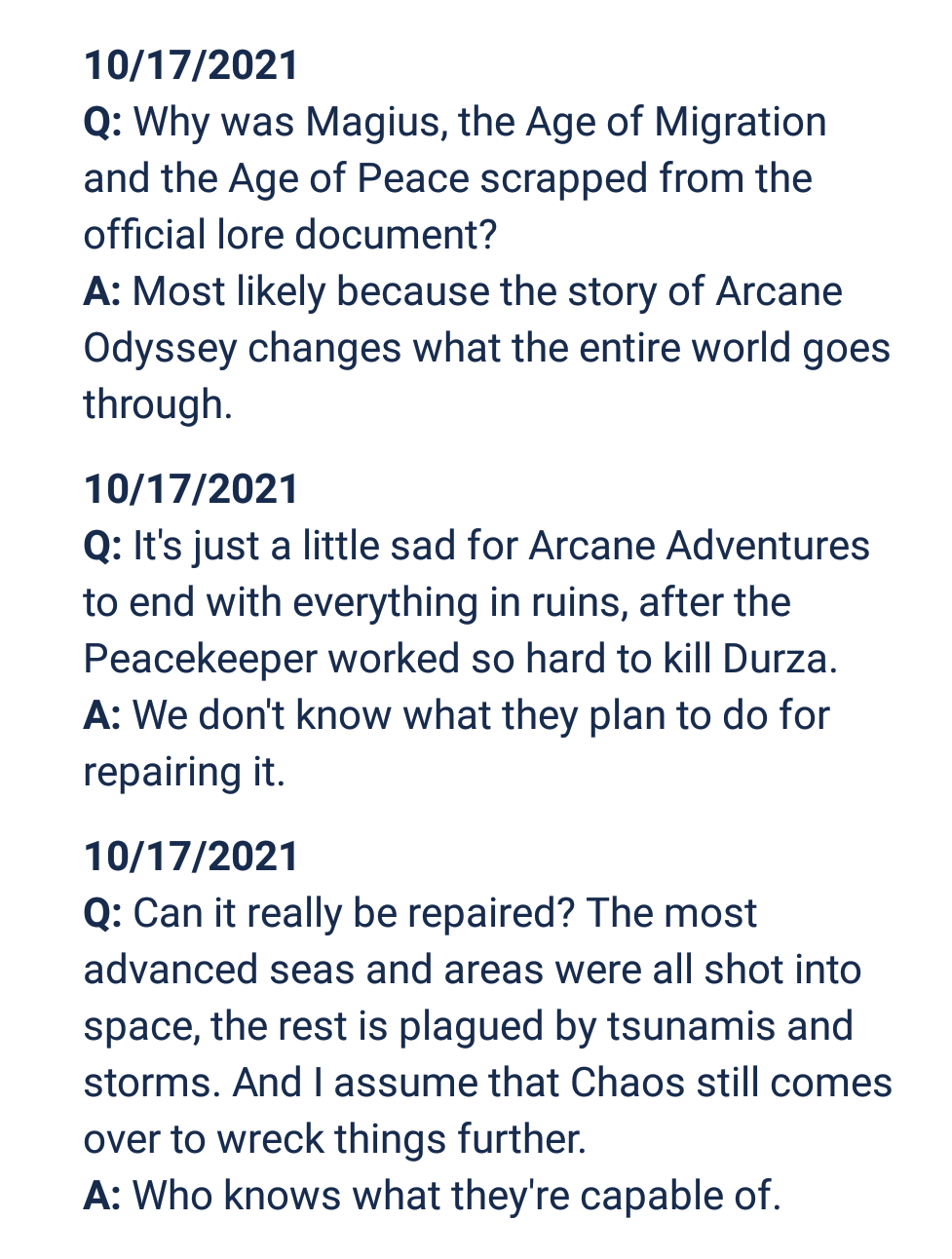 Parts of the trello update that I would like to stab - Game Discussion - Arcane  Odyssey