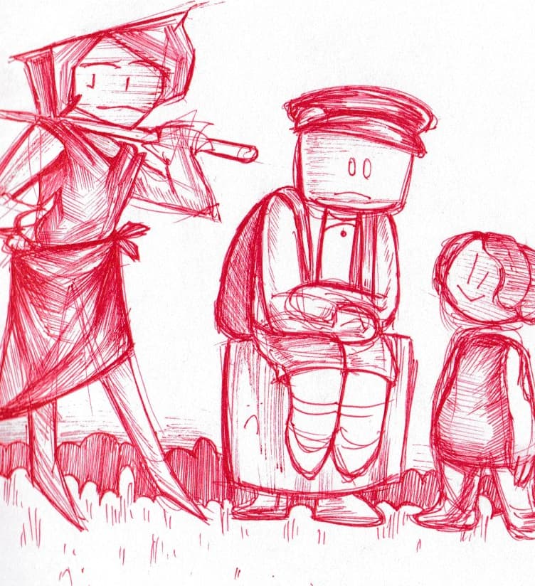 Abby plus two dinguses - Art - Arcane Odyssey