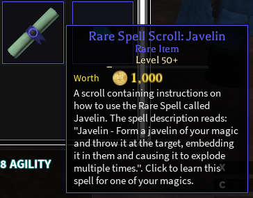 JavelinSpellScroll