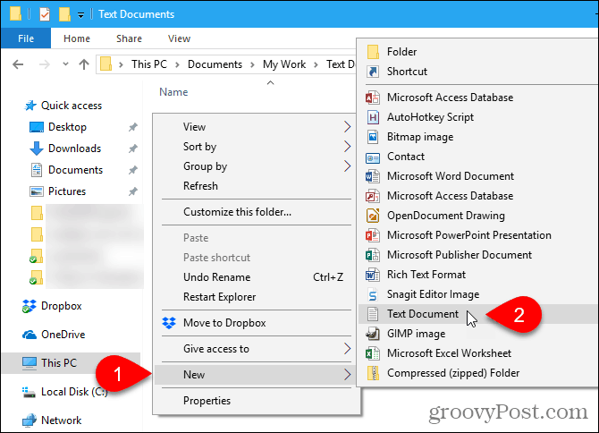 01-Go-to-New-Text-Document-Windows