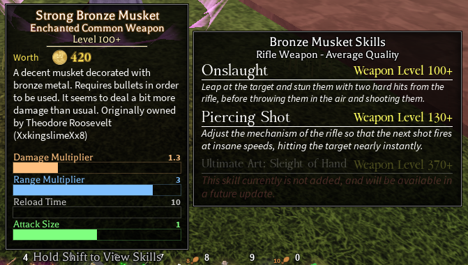 MusketSkills