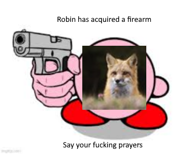 Robin has acquired a firearm