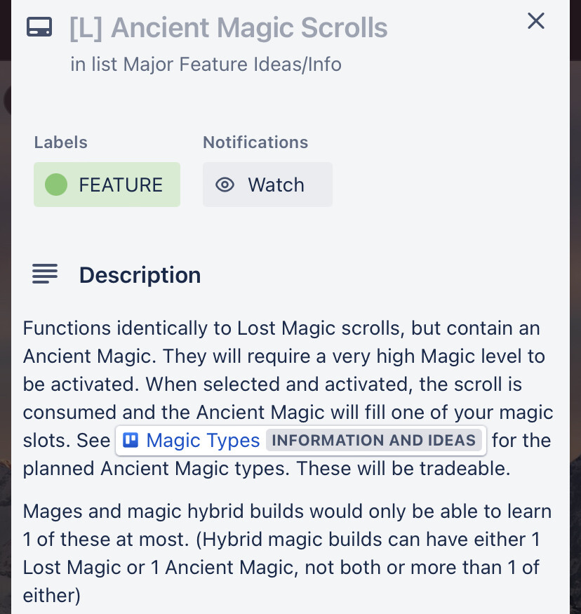 Parts of the trello update that I would like to stab - Game Discussion - Arcane  Odyssey