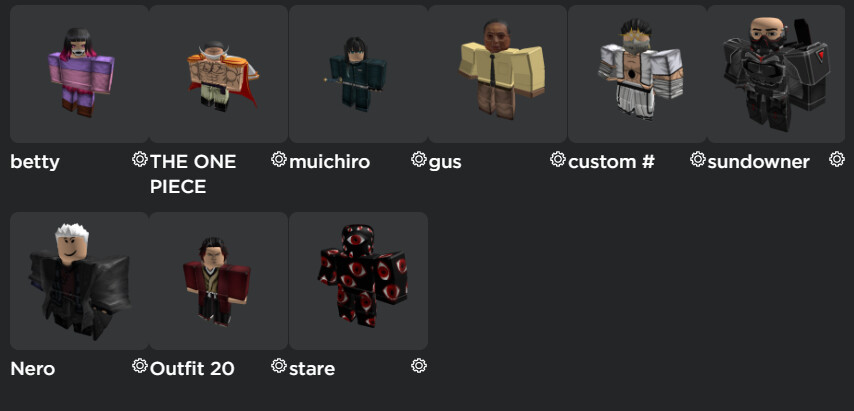 One Piece Roblox Outfits