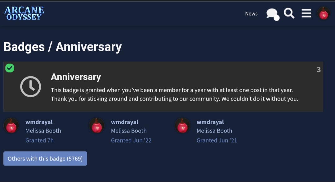 I am now 3 years old - Off Topic - Arcane Odyssey