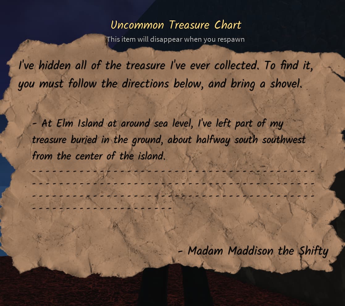 Elm Island Treasure chart moment Game Discussion Arcane Odyssey