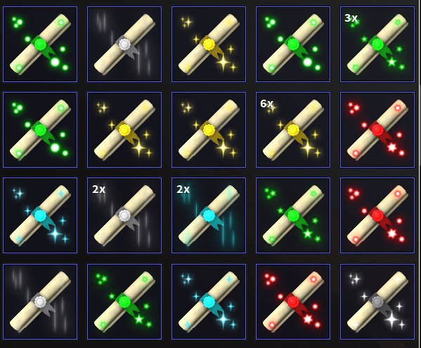 Tons of scrolls