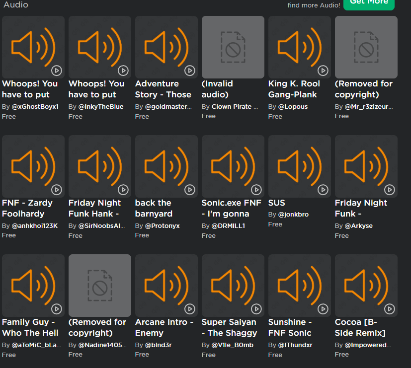 every non copyright song was invented by roblox : r/coaxedintoasnafu