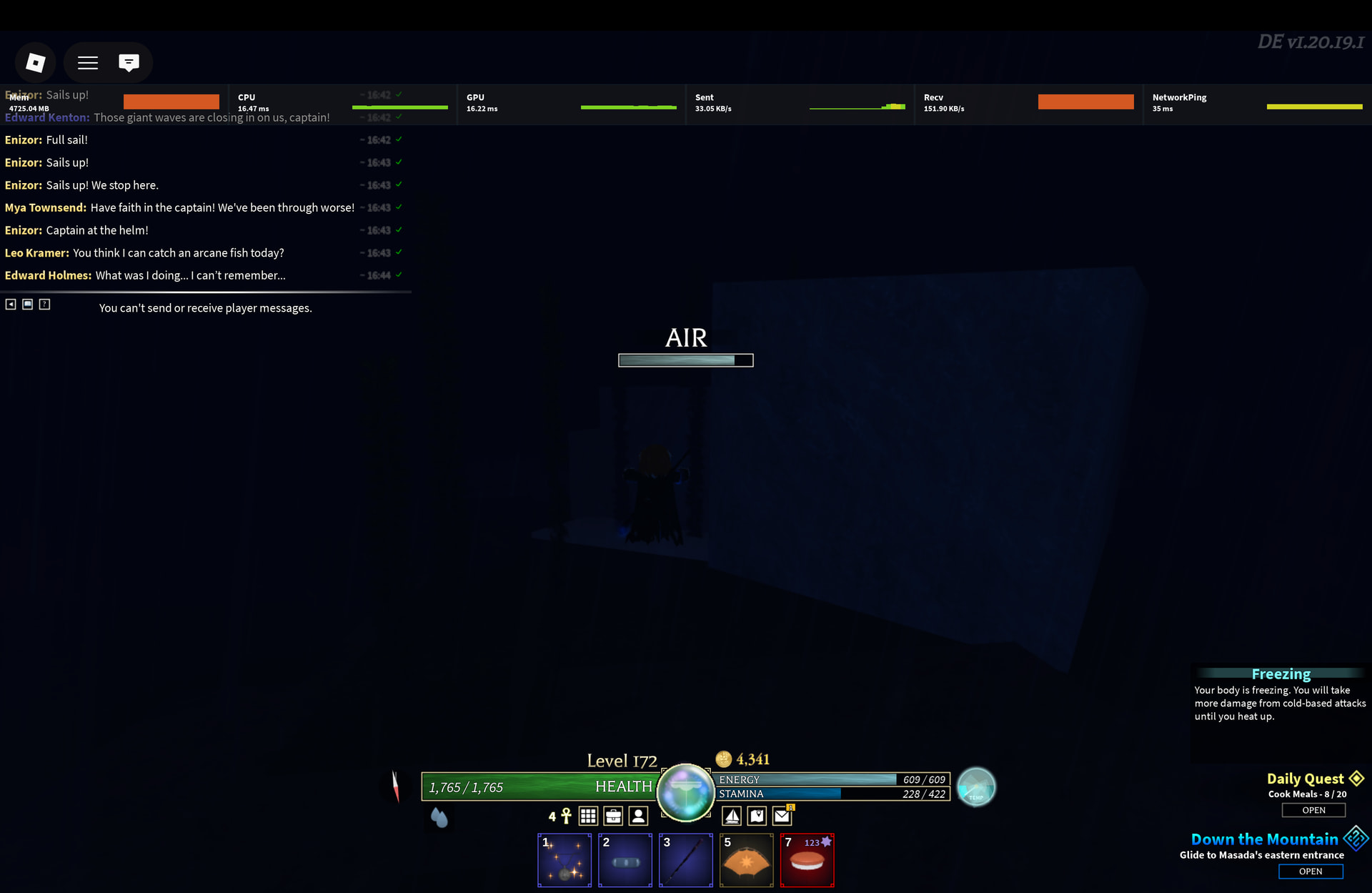 Odd Dark Sea find - Exploring - Arcane Odyssey