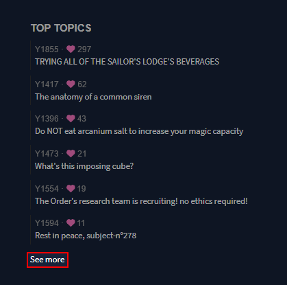 Shitpost Topics