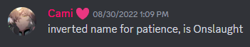 OfficialNameForInvertedPatience