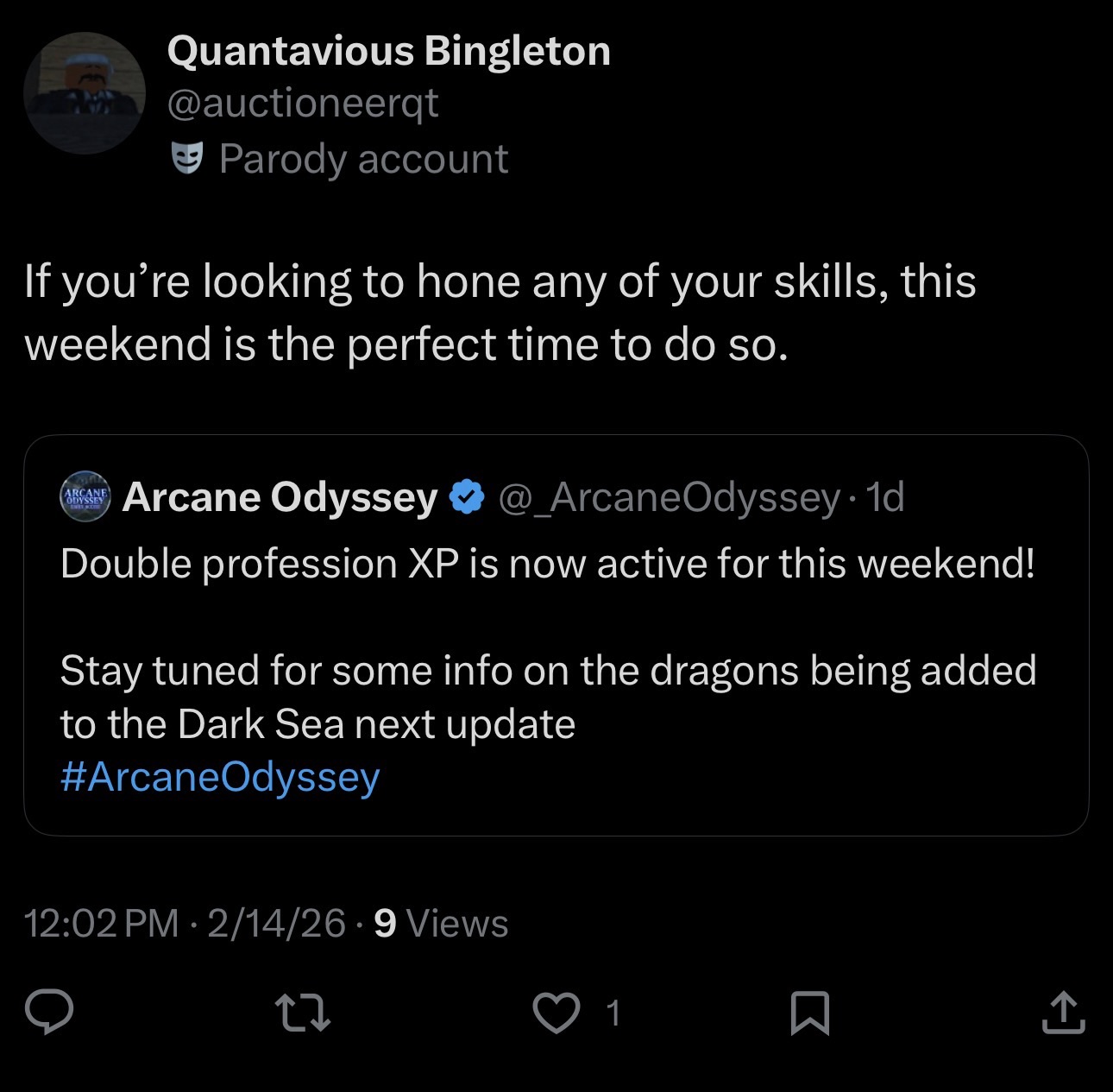 Funny idea - Game Discussion - Arcane Odyssey